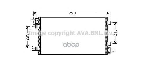 фото Радиатор кондиционера ava rt5342