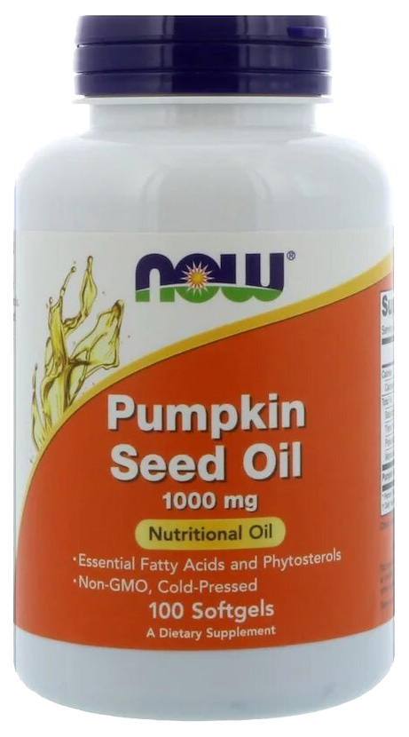 Купить Другие масла и жиры NOW Pumpkin Seed Oil 100 капс.