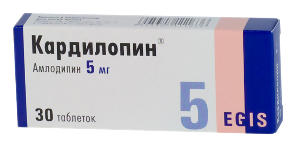 Купить Кардилопин таблетки 5 мг 30 шт., EGIS Pharmaceuticals
