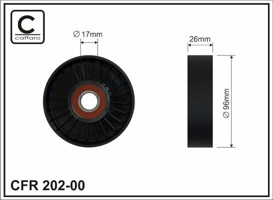 

Натяжной ролик CAFFARO 202-00