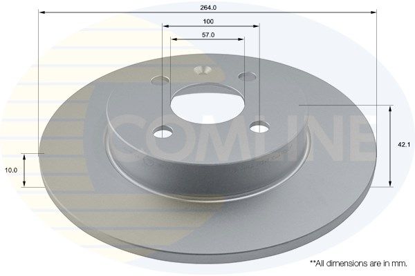 фото Тормозной диск comline adc1133