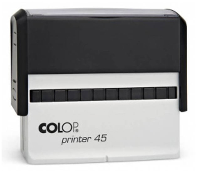 

Оснастка для печати Colop Printer 45. Поле: 82х25 мм. Цвет корпуса: черный., Printer 45