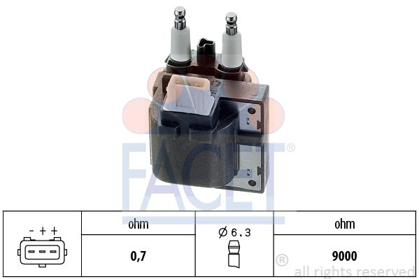 Катушка зажигания FACET 9.6256