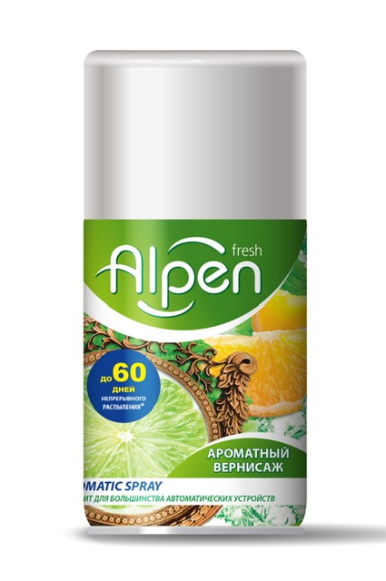 Освежитель воздуха Alpen Fresh ароматный сменный баллон 250 мл