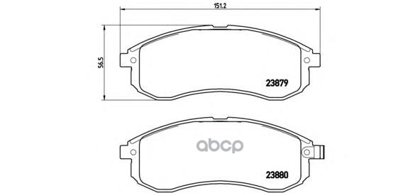 

Колодки Тормозные Brembo P54033