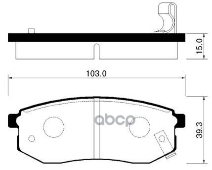 

Колодки Тормозные HSB HP0011