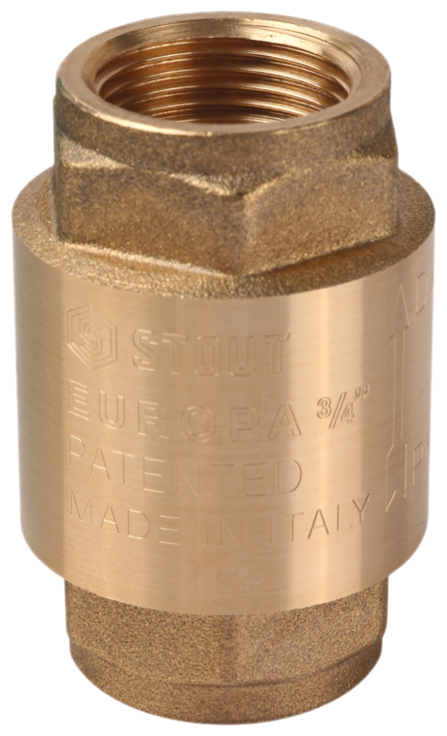 Обратный клапан Stout SVC-0011-000020 тройник stout sfa 0013 000020 20 х 20 х 20 мм латунный