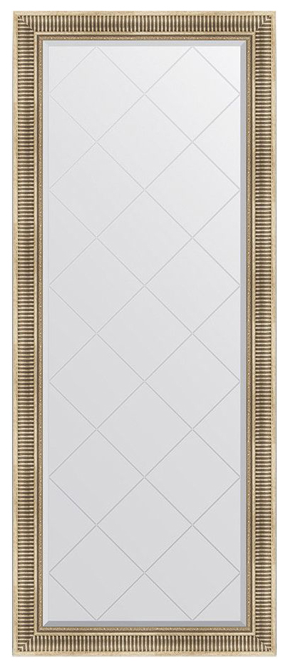 фото Зеркало напольное evoform с гравировкой 80315590 82х202 см, серебряный акведук