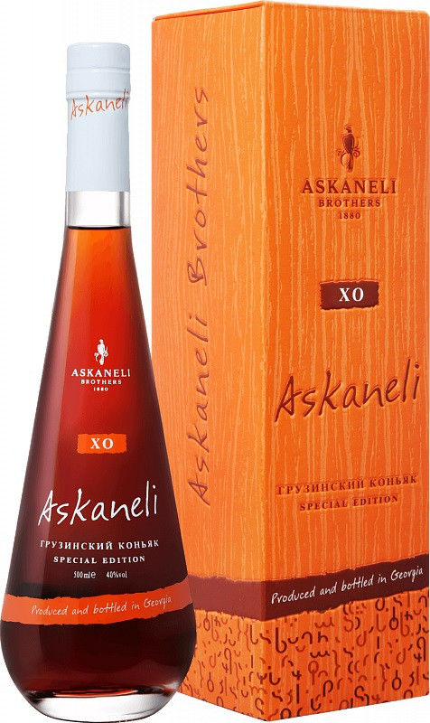 Коньяк Askaneli Brothers, XO, 10 лет, 40 %, 500 мл, gift box