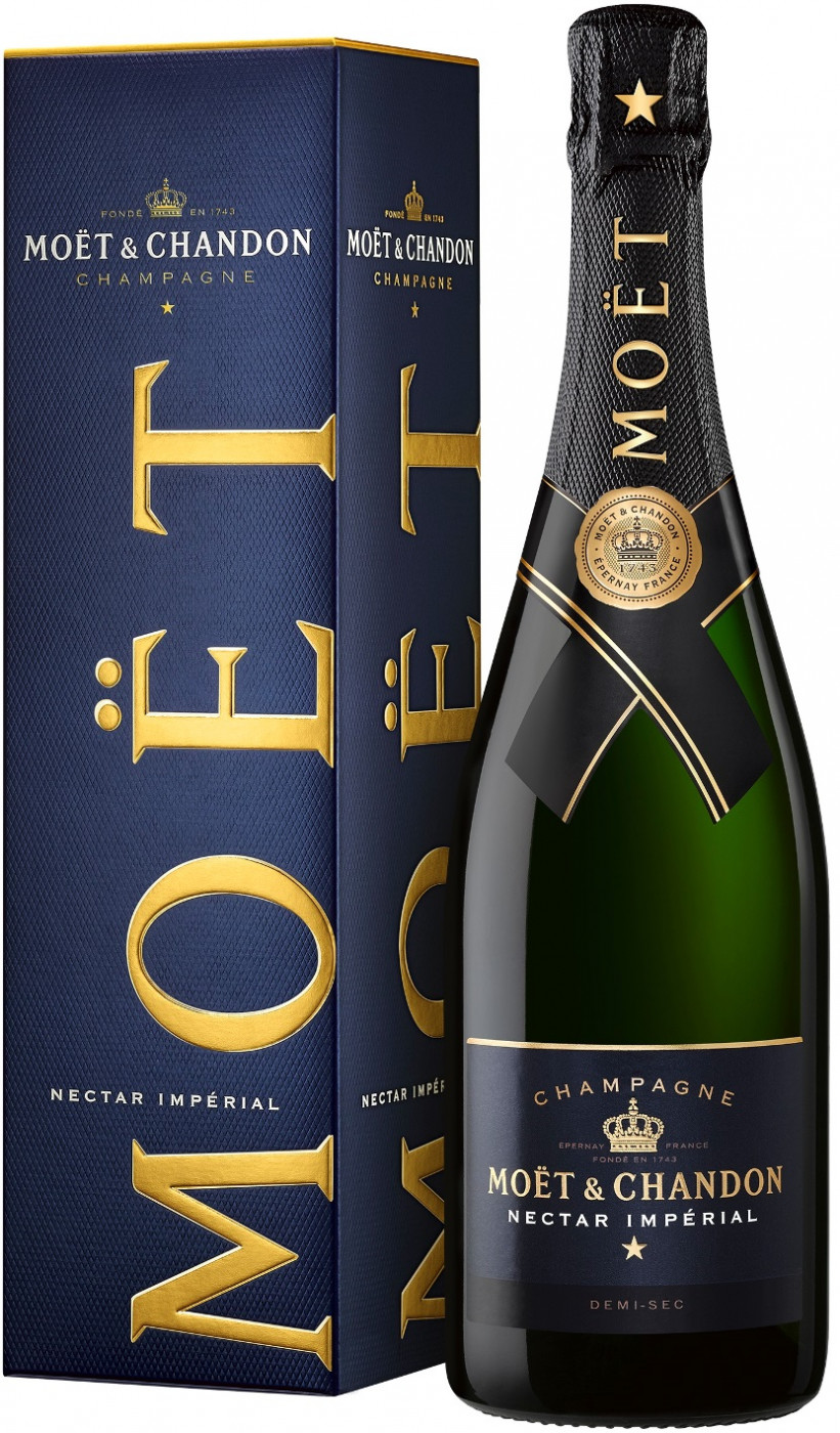 

Шампанское Moet & Chandon Nectar Imperial in gift box