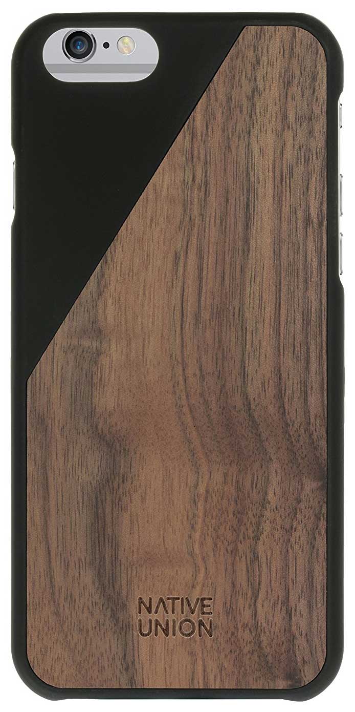 фото Чехол native union clic wooden для iphone 6 plus/ 6s plus (clic-blk-wd-6p)