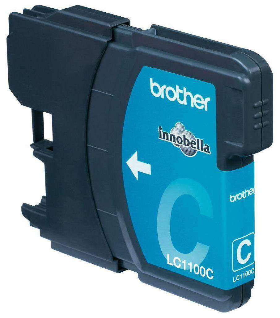 Картридж для струйного принтера Brother LC-1100C, голубой, оригинал