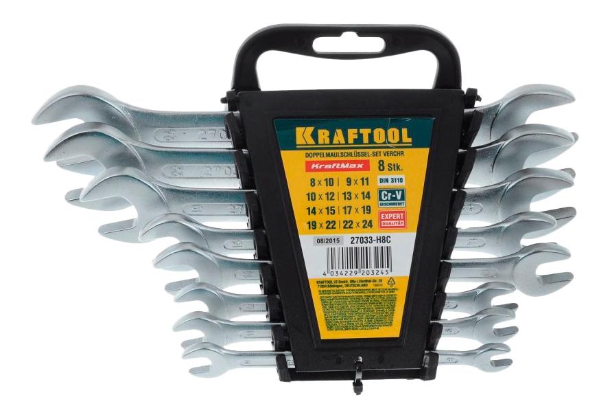 Набор рожковых ключей  KRAFTOOL 27033-H8C