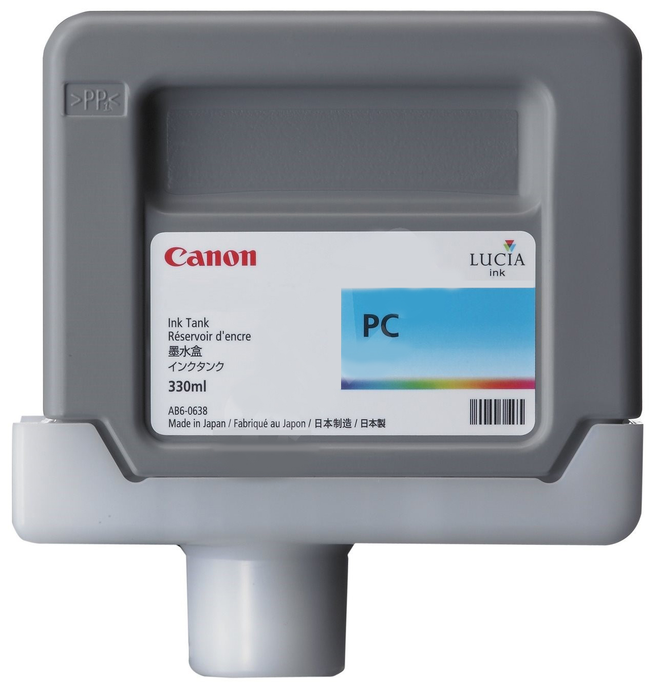 Картридж для струйного принтера Canon PFI-306 PC голубой, голубой