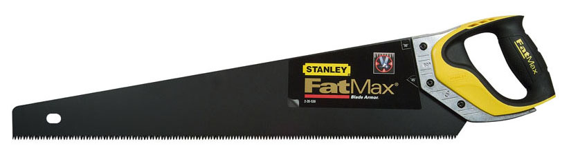 Ножовка по дереву Stanley FatMax 380мм 7tpi с покрытием 2-20-528