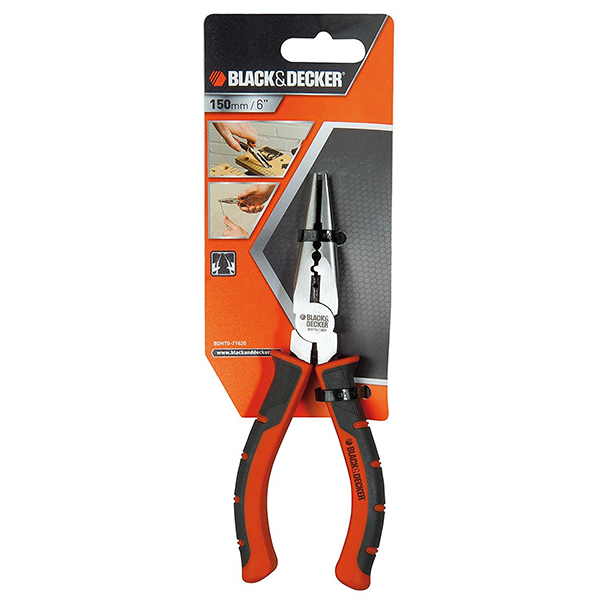 

Плоскогубцы Black & Decker BDHT0-71620 с удлиненными губками 150мм оранжевый