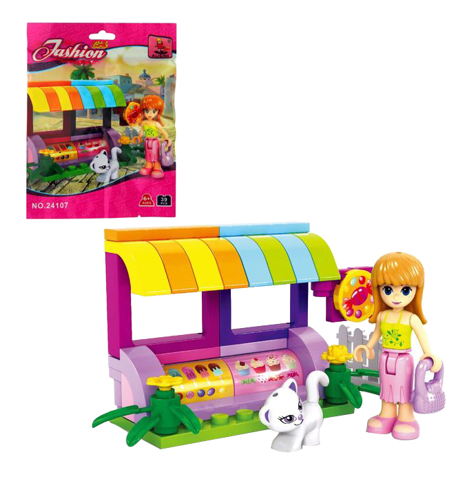 

Конструктор пластиковый Ausini Прилавок с фигуркой, Прилавок С Фигуркой