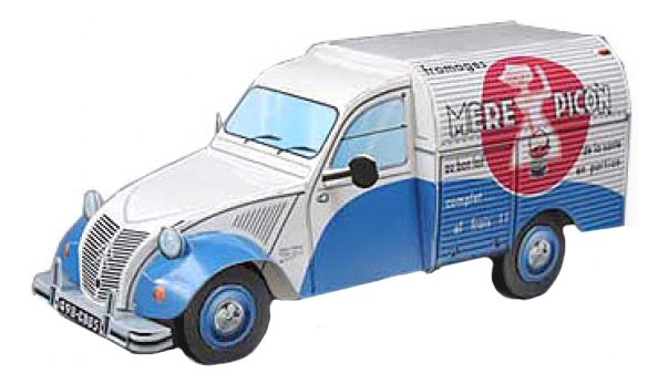 

Модель для сборки Умная бумага Citroen 2 Cv Azu (почта), citroen 2 Cv Azu (почта)