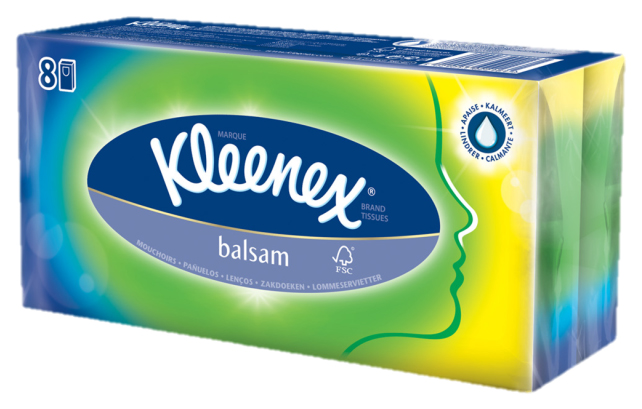 

Бумажные платки Kleenex Balsam 80 шт, balsam 80 шт
