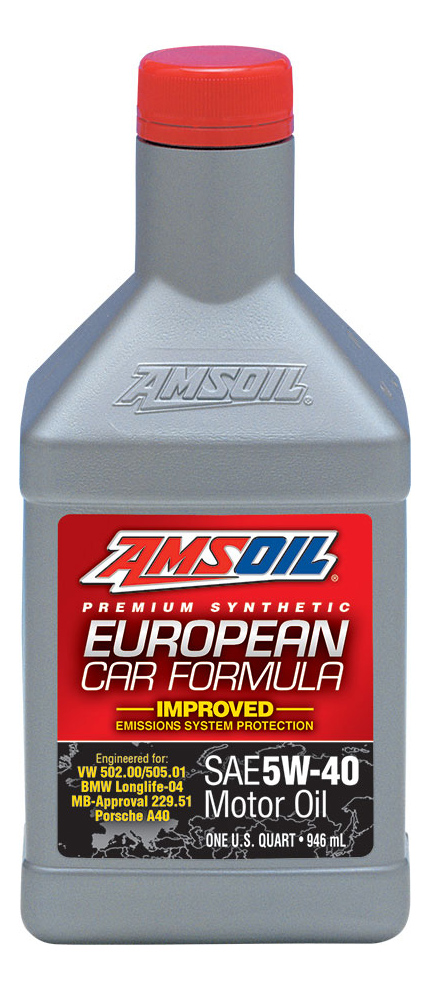 Моторное масло Amsoil European Car Formula Improved Synthetic Motor Oil 5W40 0,946л