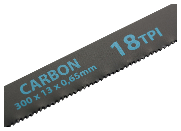 Полотна для ножовки по металлу GROSS 300 мм 18TPI Carbon 2 шт 77720
