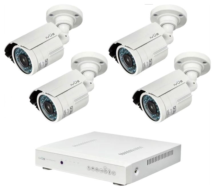 

Система видеонаблюдения IVUE Дача 4+4 IVUE-D5004 AHC-B4, Дача 4+4