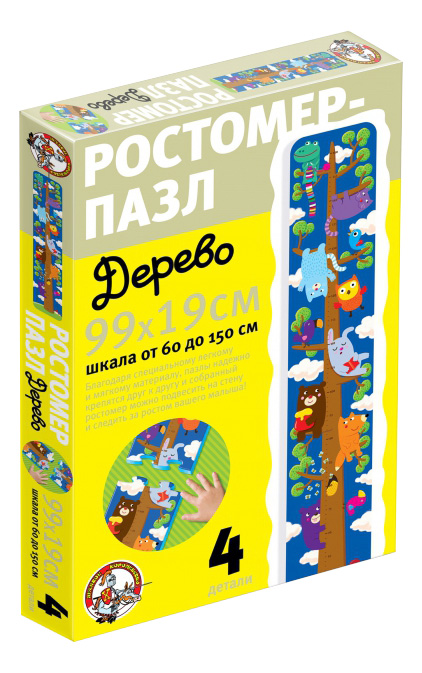 

Пазл Тридевятое царство 4 детали, Ростомер пазл дерево