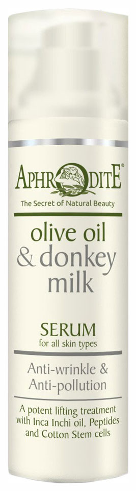 

Сыворотка для лица Aphrodite Olive Oil & Donkey Milk 30 мл