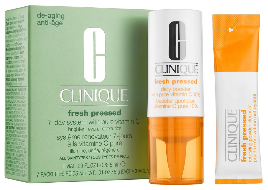 Набор для женщин Clinique Fresh Pressed 7-Day System with Pure Vitamin C