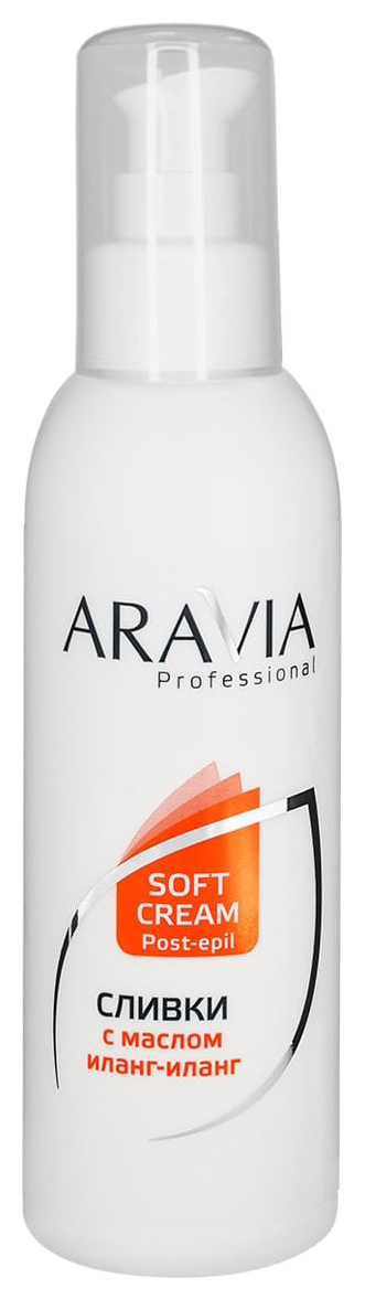 Сливки для восстановления рН кожи с маслом иланг-иланг Aravia Professional 150 мл sativa day face cream дневной крем для лица для жирного чувствительного типа кожи 33 50 мл