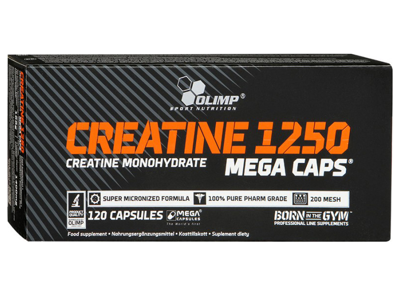 фото Креатин olimp creatine 1250 mega caps, 120 капсул