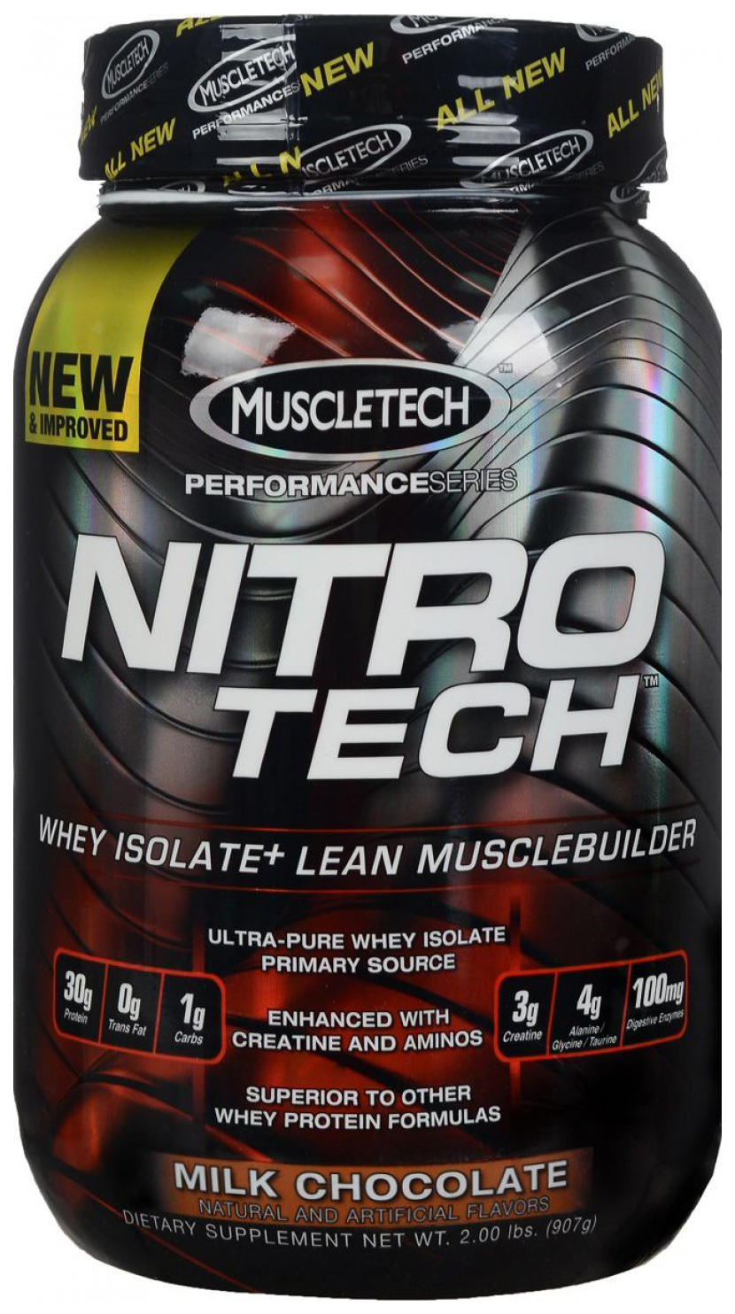 Протеин MuscleTech Nitro-Tech Performance Series, 907 г, milk chocolate