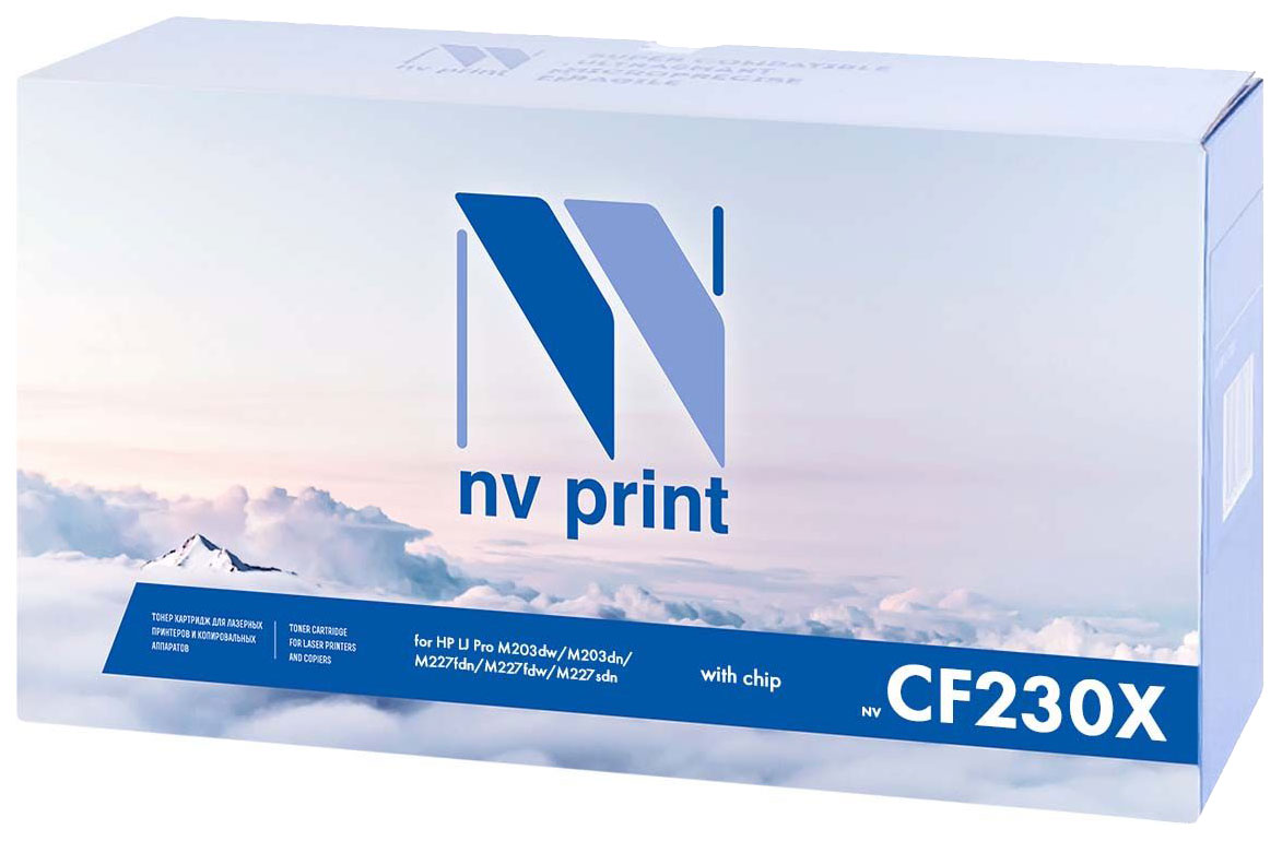 фото Картридж для лазерного принтера nv print cf230x, черный