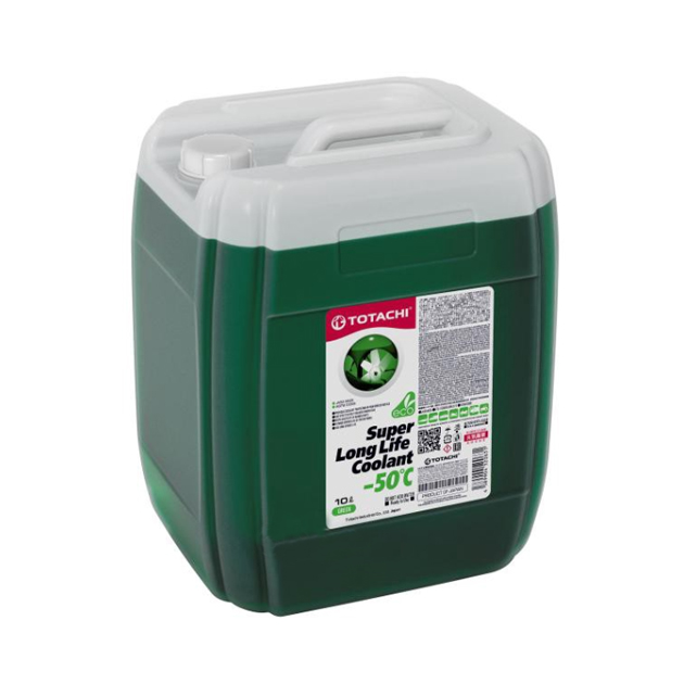 Антифриз TOTACHI 41710 Green Охлаждающая жидкость SUPER LLC GREEN -50C 10л.