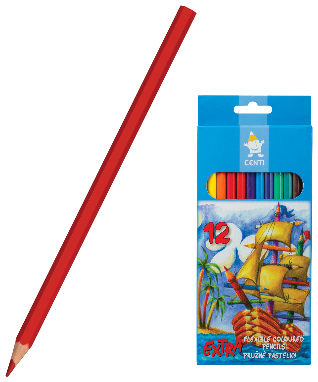 

Карандаши цветные Koh-i-noor Centi 12 цветов, Голубой;желтый;зеленый;коричневый;красный;оранжевый;розовый;серый;синий;фиолетовый;черный, centi 12 цветов