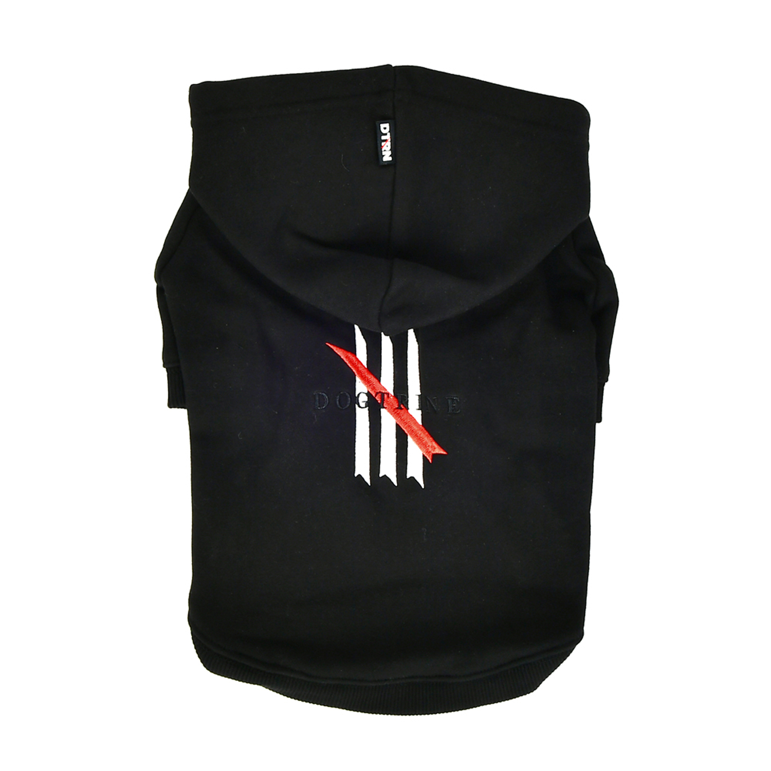 

Толстовка для собак DOGTRINE Embroidered с капюшоном, черная, L, 12-22кг, Embroidered