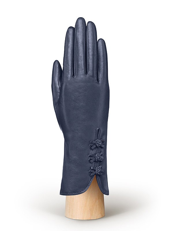 Перчатки женские Eleganzza F-IS0084 темно-синие, р. 6.5
