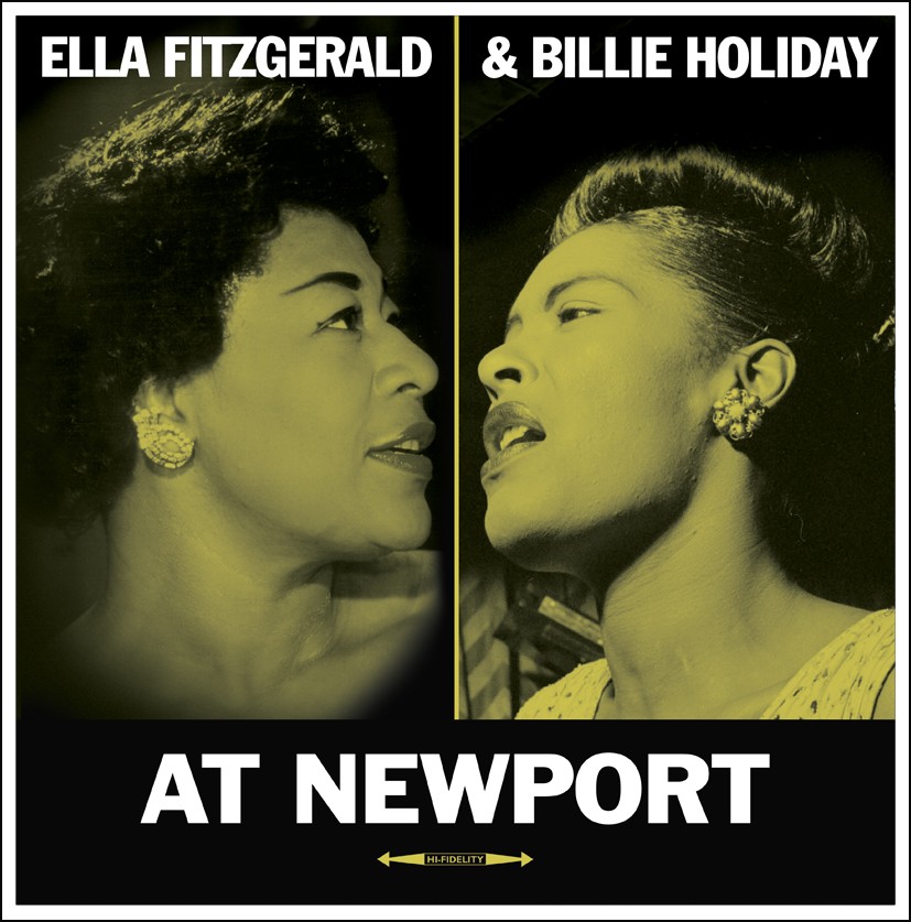 Ella Fitzgerald & Billie Holiday  AT NEWPORT (LP)