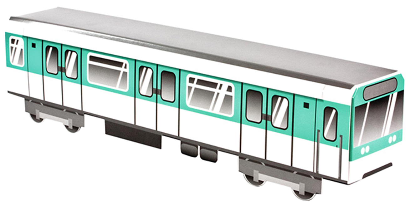 

Картонная модель вагона Mini Subways Paris, Paris