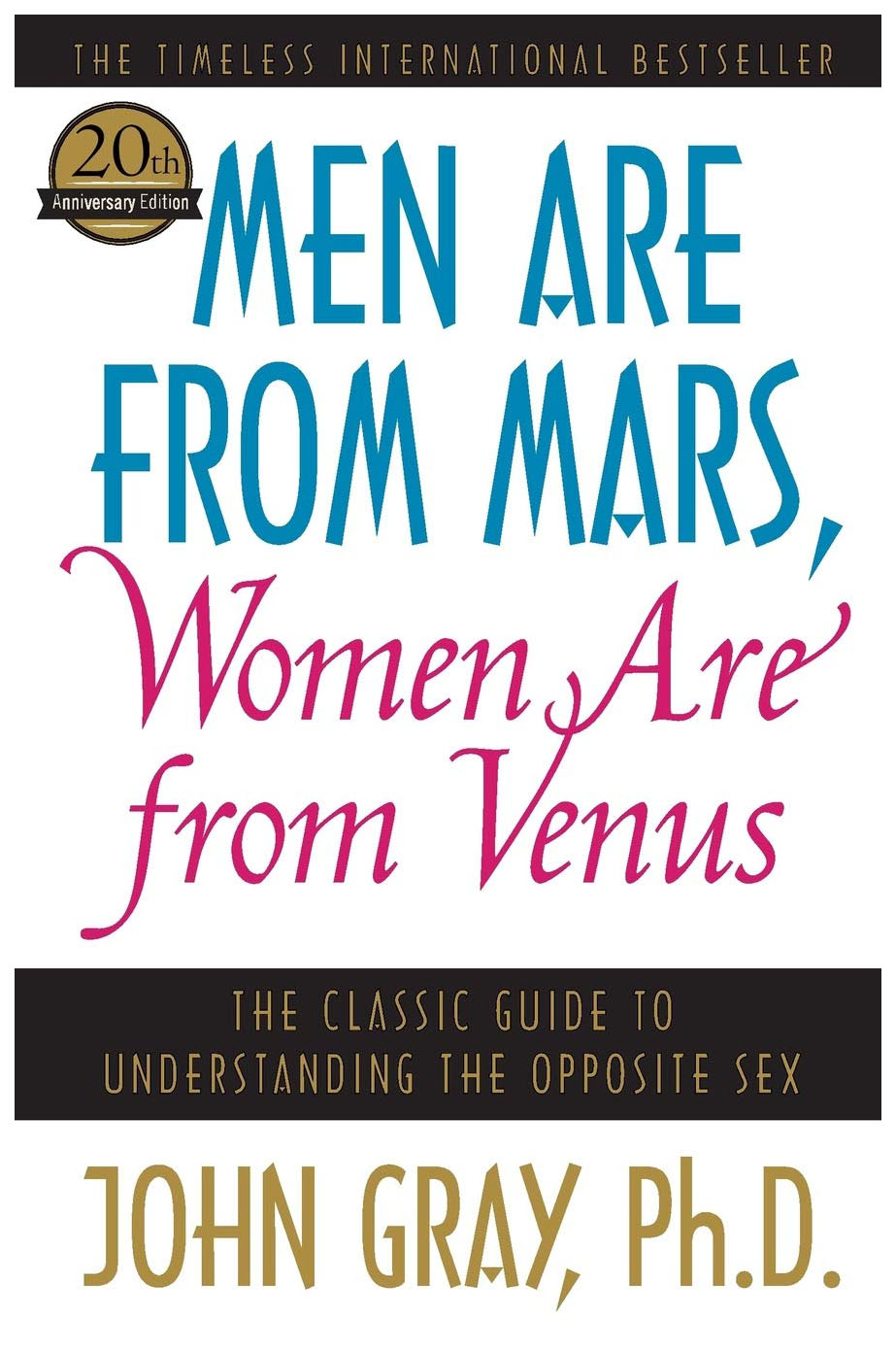 

Harper Collins Publishers John Gray "Men Are From Mars, Women Are From Venus"