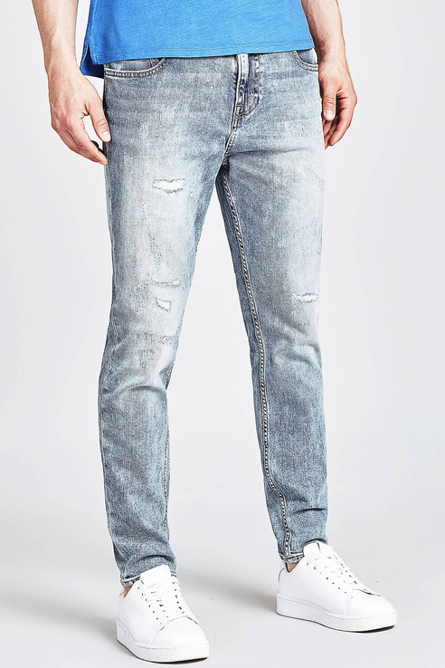 фото Джинсы мужские guess jeans m91a01d3i40tvlg синие 34