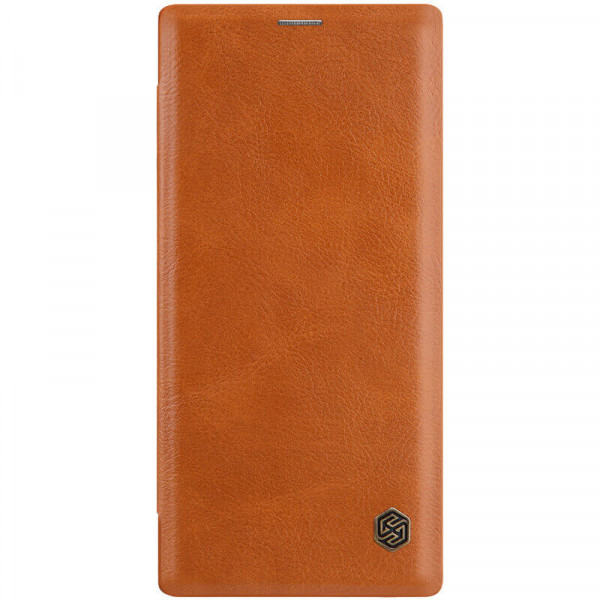 фото Чехол nillkin qin series для samsung galaxy note 10 brown