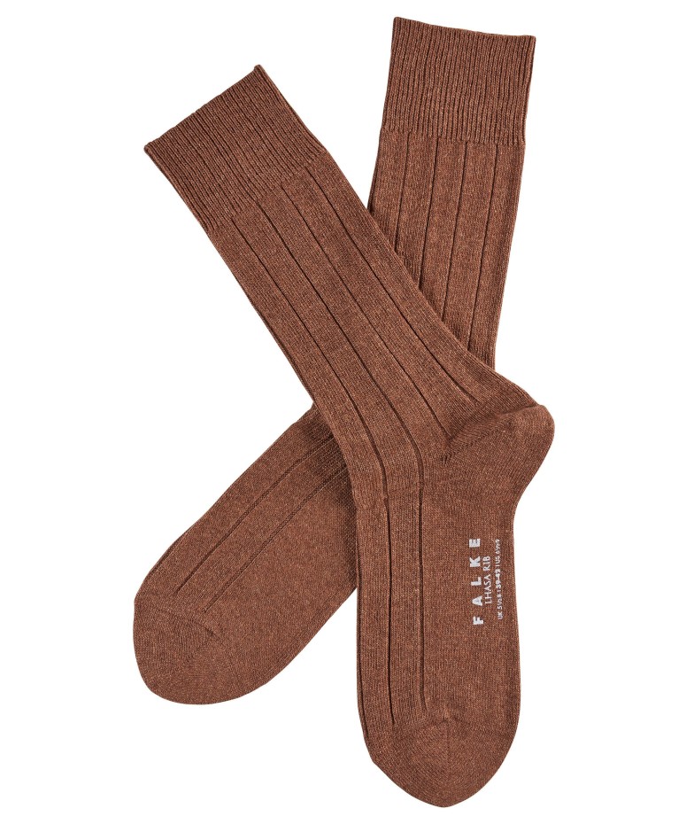 

Носки мужские FALKE Lhasa Rib SO бежевые 39-42, Lhasa Rib SO
