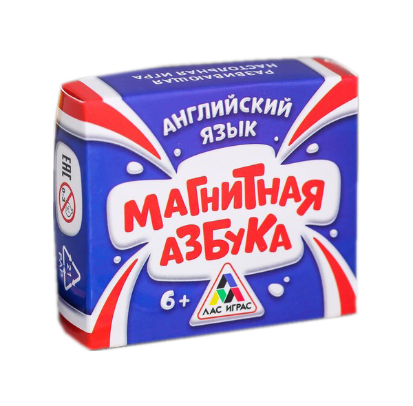 

Дидактическая игра Лас Играс Магнитная Азбука. Английский Язык 54 Магнитные Буквы