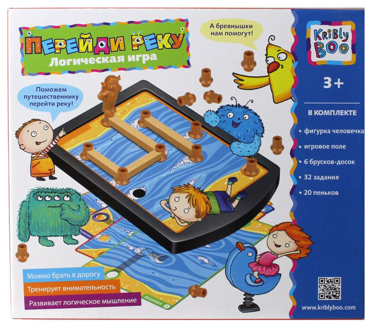 

Логическая игра Kribly Boo Перейди реку