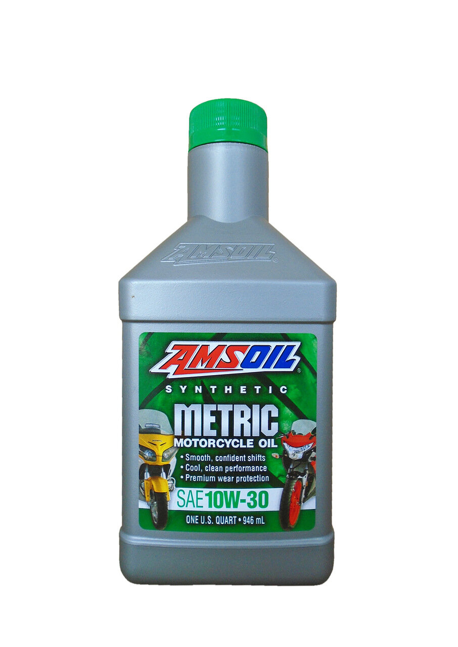 Моторное масло Amsoil Synthetic Metric Motorcycle Oil 10W30 0,946л