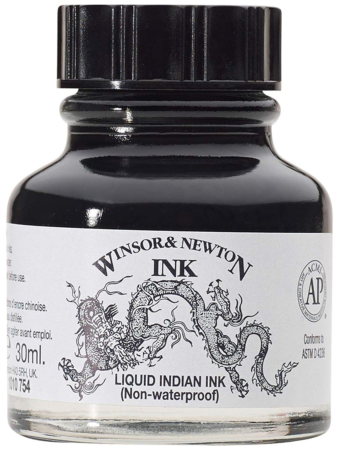 

Чернила Winsor&Newton WN1010030 стеклянный флакон черные 1шт