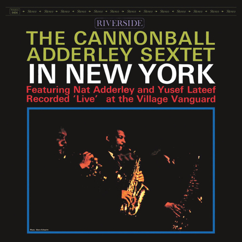 фото The cannonball adderley sextet in new york (lp) riverside records