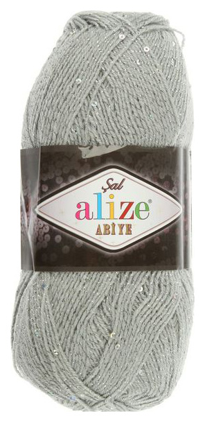 

Пряжа Alize 2627088 Sal abiye 21 серый, Sal abiye