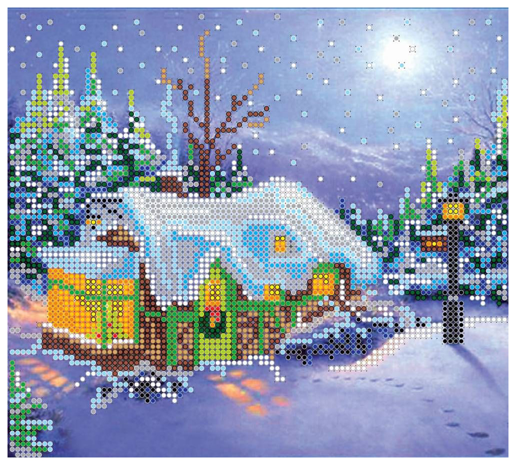 

Схема Абрис Арт Рождество АС-016